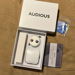 AUDIOUS  Rechargeable & Invisible Hearing Aid brand new